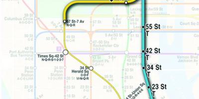 Mapa ng ikalawang avenue subway
