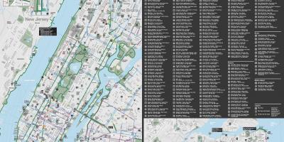 Manhattan bike lane mapa