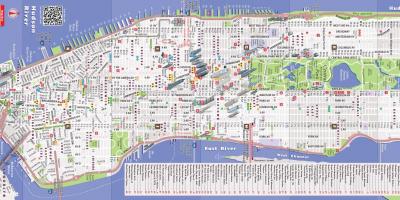 Detalyadong mga mapa ng Manhattan, ny