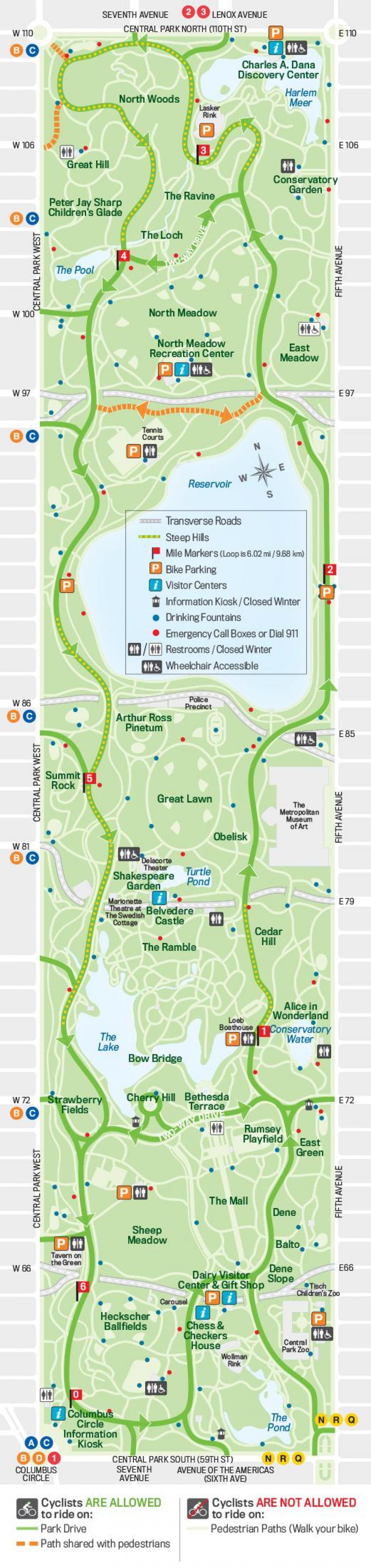 bike mapa ng central park