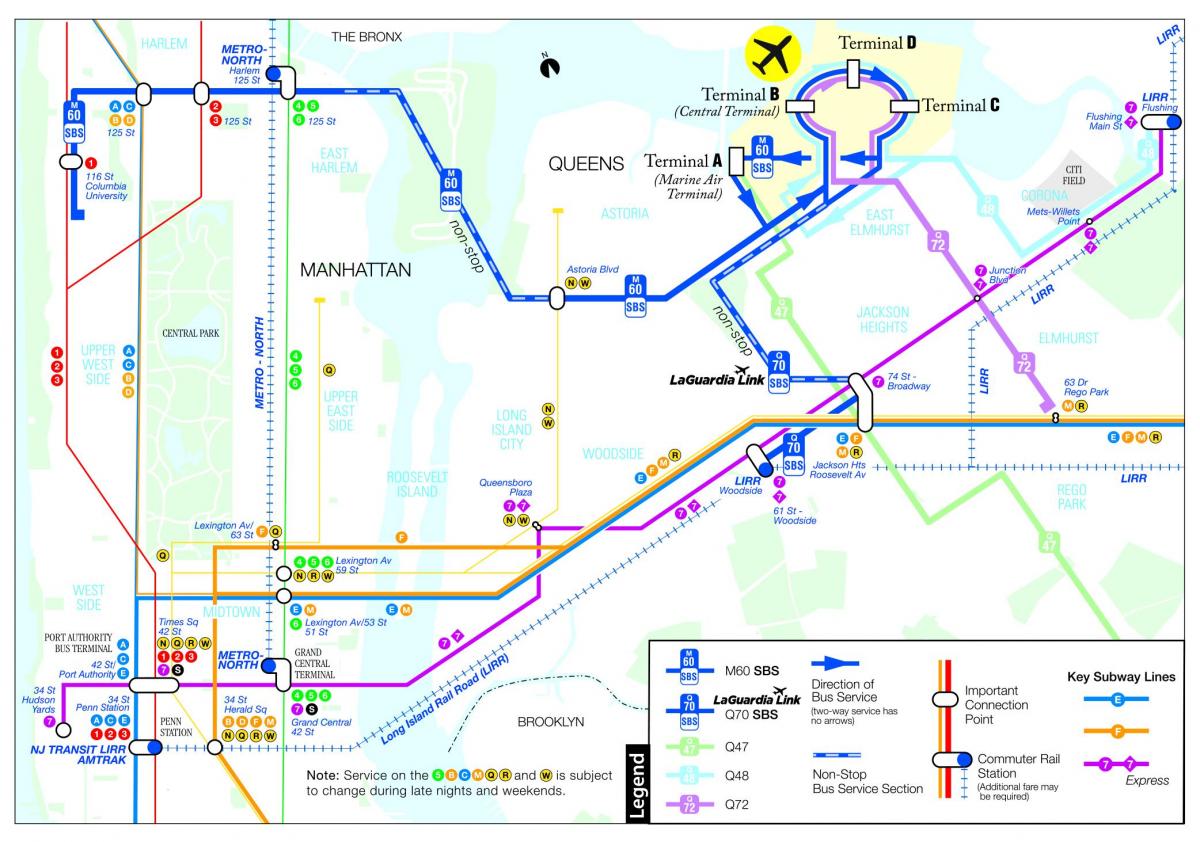 mapa ng m60 bus