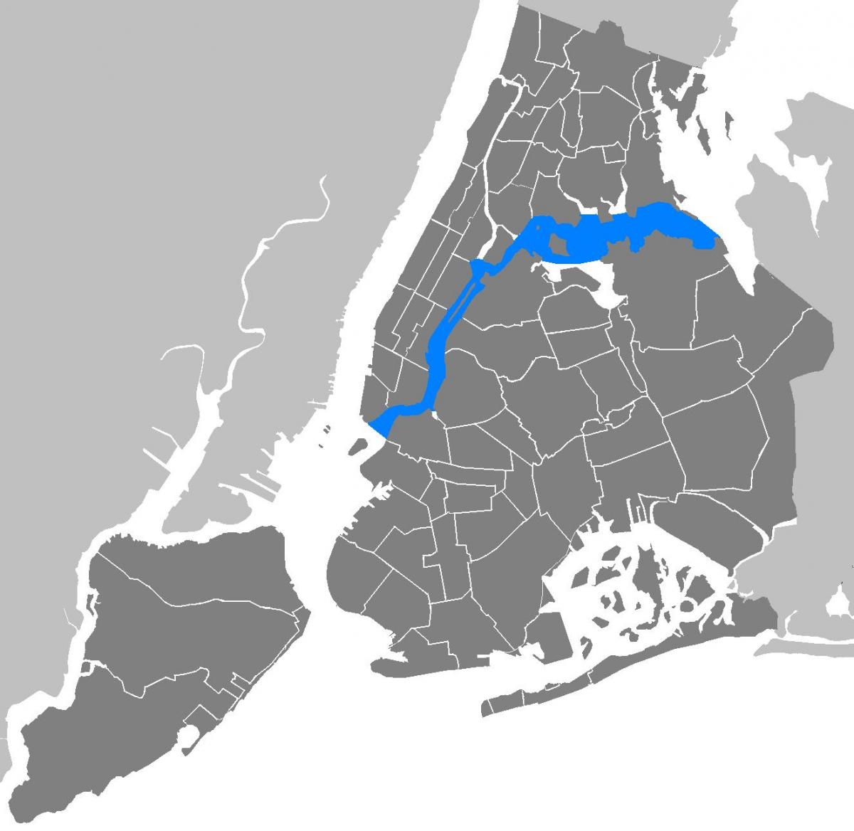 mapa ng Manhattan vector