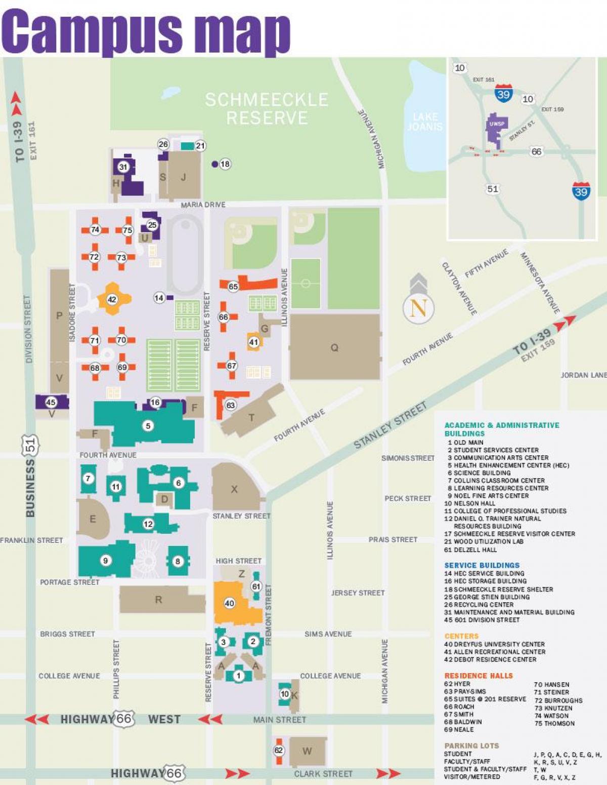 mapa ng campus NYU