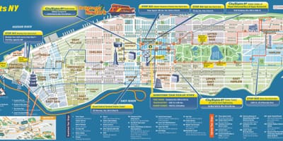 Mapa Ng New York Manhattan